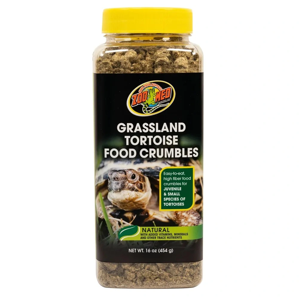 Zoo Med Grassland Tortoise Crumbles 440 Gram (Til unge landskildpadder)